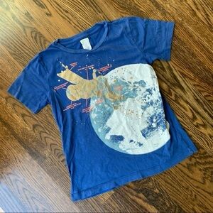 Crewcuts Blue Space Constellation Print Short Sleeve Shirt 8